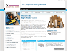 Tablet Screenshot of eaglepostalcenter32.com